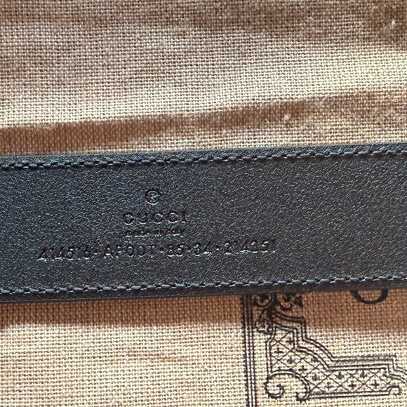 GUCCI GG Marmont Wide Leather Belt - Size 85/34 - LUXURY Valentine’s Gift - FIRM main image 7